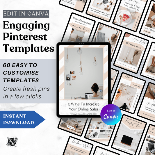 60 Engaging Pinterest Pin Templates for Canva
